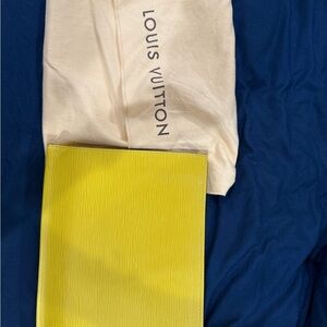 Louis Vuitton Yellow Clutch